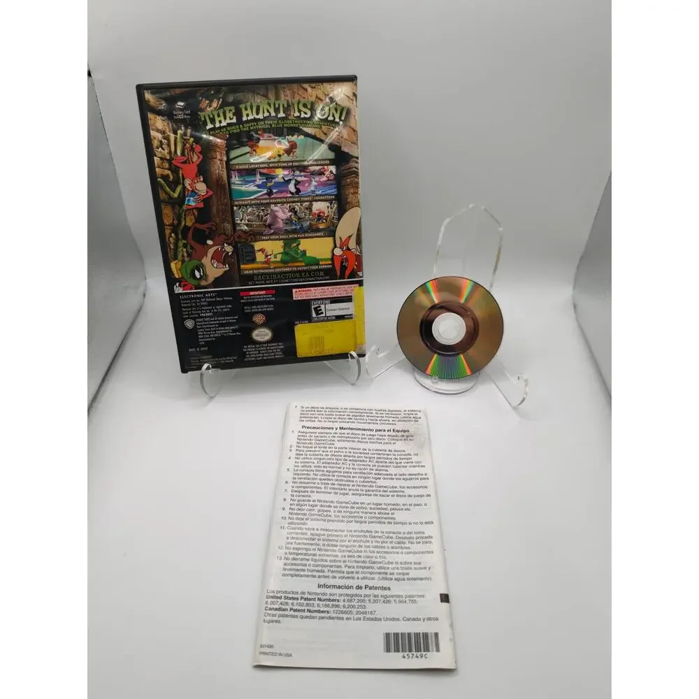 Looney Tunes Back in Action GameCube no manual Tested